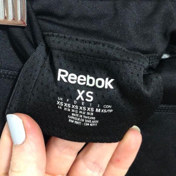 Reebok Mesh Panel 7/8 leggings w Back Zipper - Picture 4 of 14